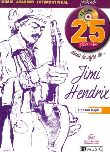 cubierta 25 Plans dans le style de... Jimi Hendrix Editions Henry Lemoine