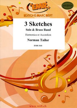 cubierta 3 Sketches (Accordion Solo) Marc Reift