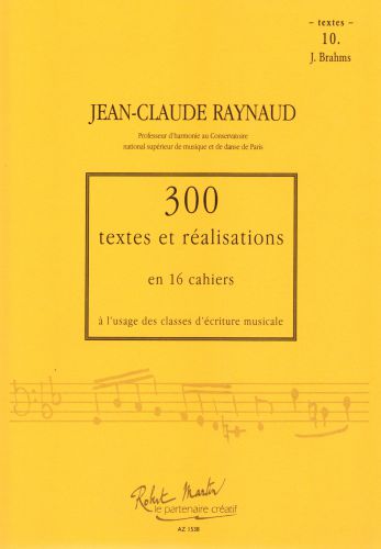 cubierta 300 Textes et Realisations Cahier 10 (Textes) Editions Robert Martin
