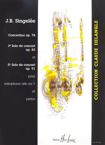 cubierta 3e et 5e Solos de concert / Concertino Op.78 Editions Henry Lemoine