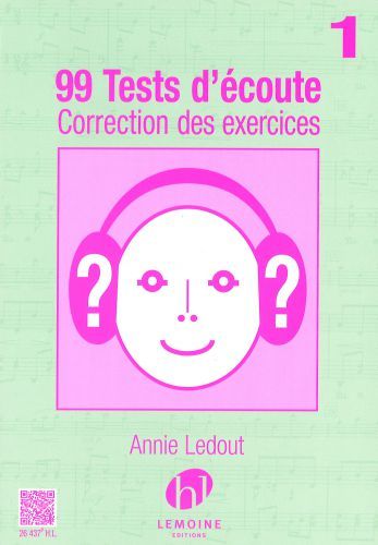 cubierta 99 Tests d'Ecoute Vol.1 corrig�s Editions Henry Lemoine