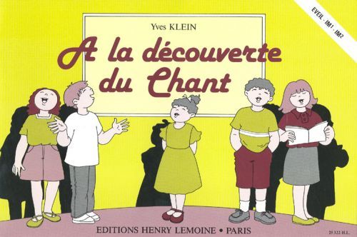 cubierta A la dcouverte du chant Editions Henry Lemoine