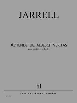 cubierta Adtende, ubi albescit veritas Editions Henry Lemoine