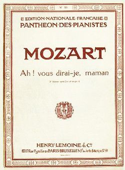 cubierta Ah ! Vous dirai-je Maman Editions Henry Lemoine