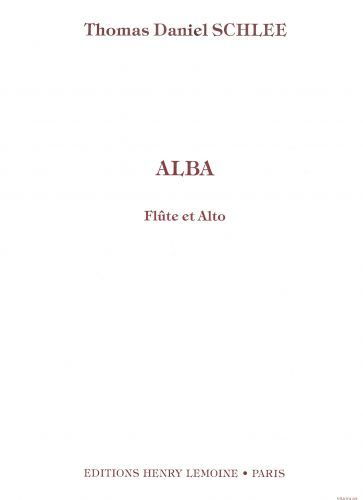 cubierta Alba Op.26 Editions Henry Lemoine