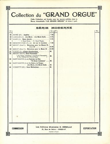 cubierta Allegro symphonique Combre
