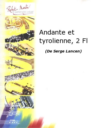 cubierta Andante et Tyrolienne, 2 Fltes Robert Martin