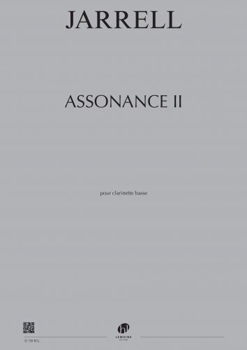 cubierta Assonance II Editions Henry Lemoine