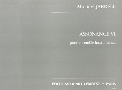 cubierta Assonance VI Editions Henry Lemoine