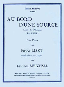 cubierta Au bord d'une source (Ann�es de p�lerinage : Suisse) Combre