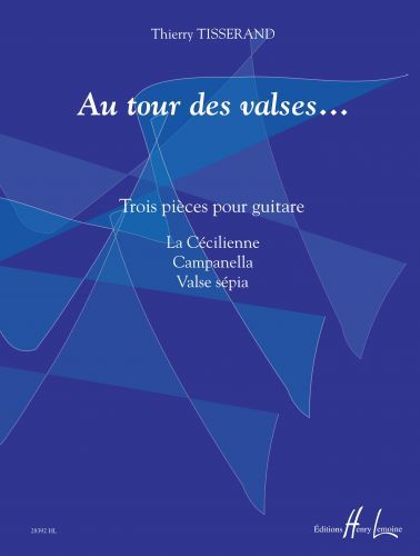cubierta Au tour des valses... Editions Henry Lemoine