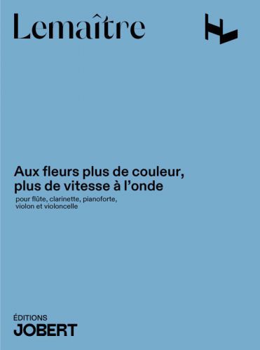 cubierta Aux fleurs plus de couleur, plus de vitesse  l'onde Jobert