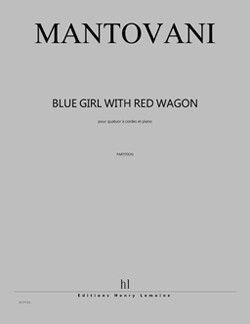 cubierta Blue girl with red wagon Editions Henry Lemoine