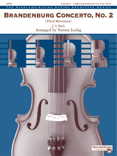 cubierta Brandenburg Concerto No. 2 (3rd Movement) ALFRED