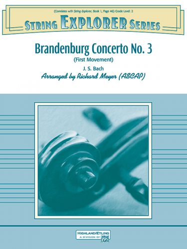 cubierta Brandenburg Concerto No. 3 (First Movement) ALFRED
