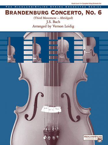 cubierta Brandenburg Concerto, No. 6 ALFRED