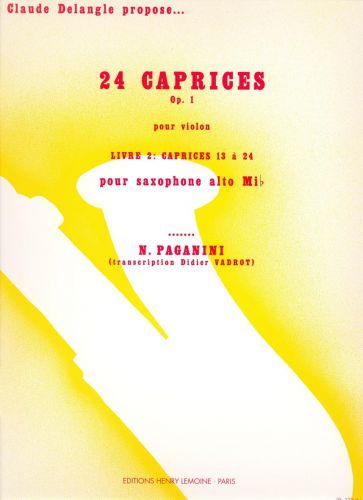 cubierta Caprices (24) Vol.2 Editions Henry Lemoine