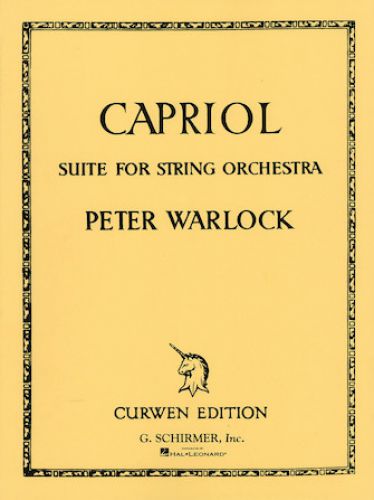 cubierta Capriol Suite G. Schirmer