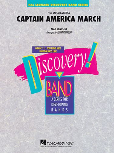 cubierta Captain America March Hal Leonard