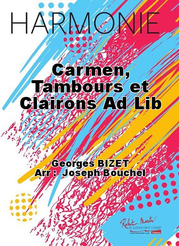 cubierta Carmen, tambor y corneta ad lib Robert Martin