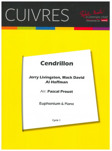 cubierta Cenicienta (extractos de la banda sonora de la pelcula de Disney) Editions Robert Martin