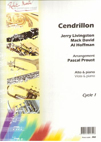 cubierta Cenicienta (extractos de la banda sonora de la pelcula de Disney) Editions Robert Martin