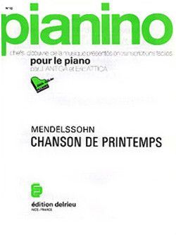cubierta Chanson de printemps - Pianino 12 Delrieu