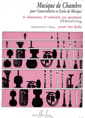 cubierta Chansons d'enfants (3) Editions Henry Lemoine