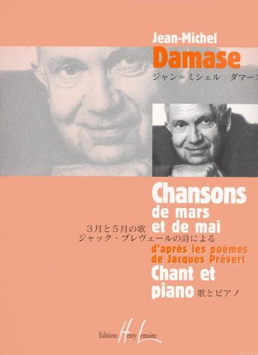 cubierta Chansons de Mars et de Mai Editions Henry Lemoine