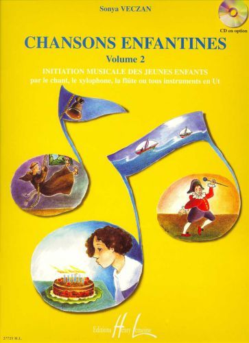 cubierta Chansons enfantines Vol.2 Editions Henry Lemoine