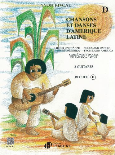cubierta Chansons et danses d'Amrique latine Vol.D Editions Henry Lemoine