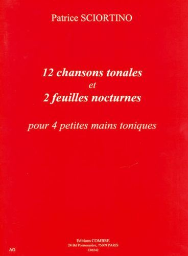 cubierta Chansons tonales (12) - Feuilles nocturnes (2) Combre