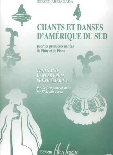cubierta Chants et danses d'Amrique du sud Editions Henry Lemoine