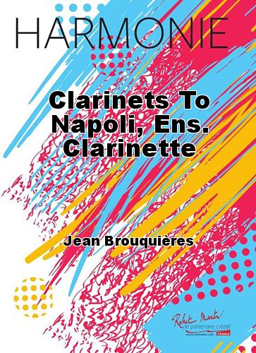 cubierta Clarinetes a Npoles, ens. clarinete Robert Martin