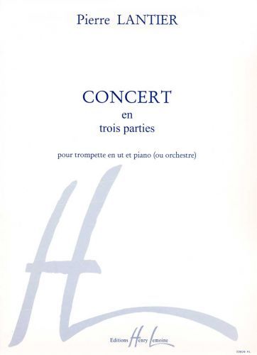 cubierta Concert en 3 parties Editions Henry Lemoine