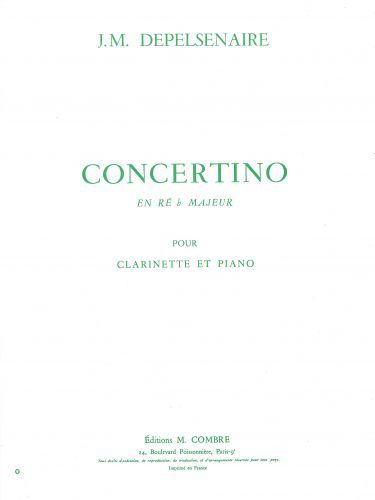 cubierta Concertino en Rb maj. Combre