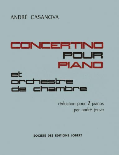 cubierta Concertino pour piano Jobert