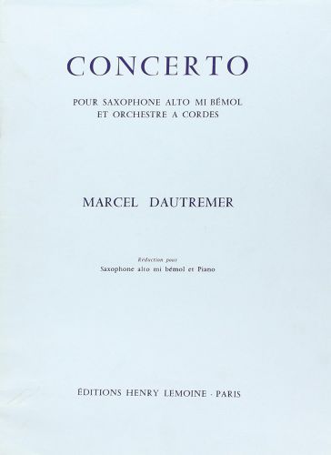 cubierta Concerto Editions Henry Lemoine