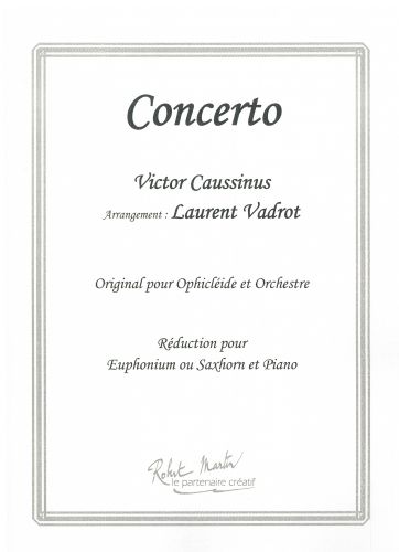 cubierta CONCERTO Editions Robert Martin
