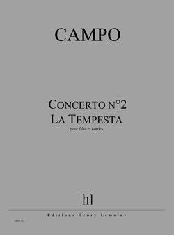 cubierta Concerto n2 - La Tempesta Editions Henry Lemoine
