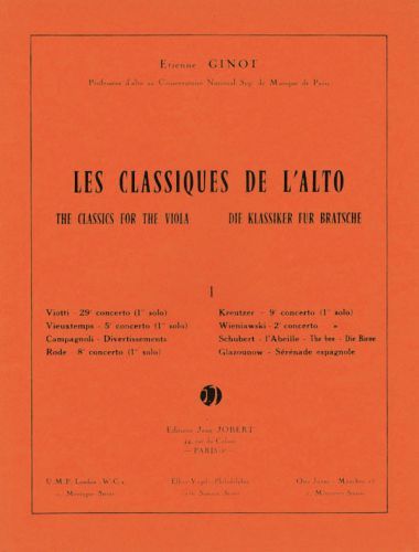 cubierta Concerto n5 - premier solo Jobert