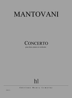 cubierta Concerto pour deux pianos Editions Henry Lemoine