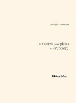 cubierta Concerto pour piano et orchestre Jobert