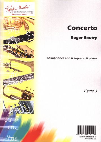 cubierta Concerto Pour Saxophone Robert Martin