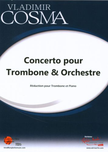 cubierta CONCERTO POUR TROMBONE ET ORCHESTRE Editions Robert Martin