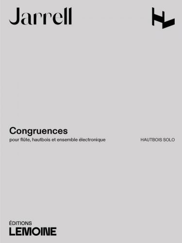 cubierta Congruences Editions Henry Lemoine