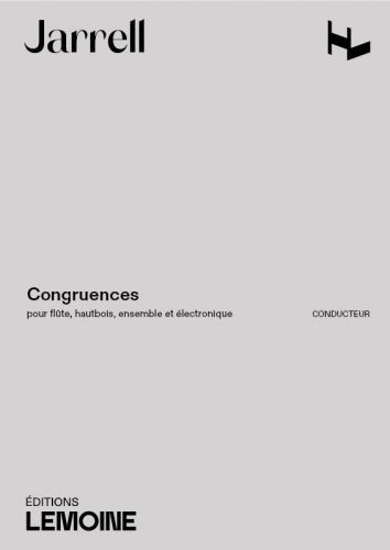 cubierta Congruences Editions Henry Lemoine