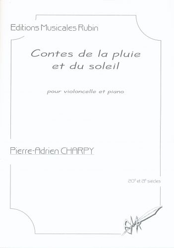 cubierta Contes de la pluie et du soleil pour violoncelle et piano Rubin