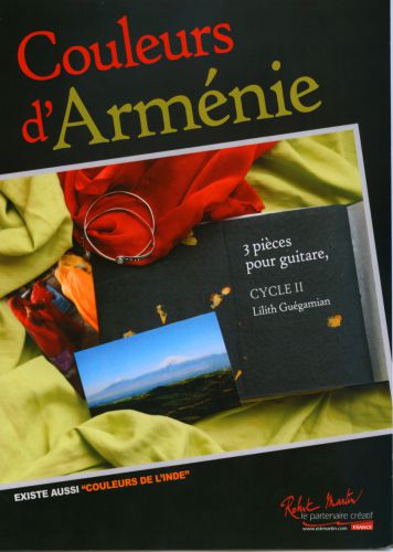 cubierta Couleurs d'Armnie pour guitare Rubin