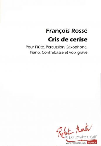 cubierta Cris de Cerise Editions Robert Martin